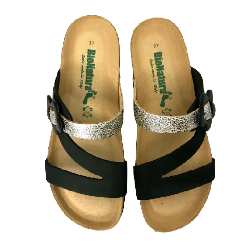 Black And Silver Bionatura Slipper