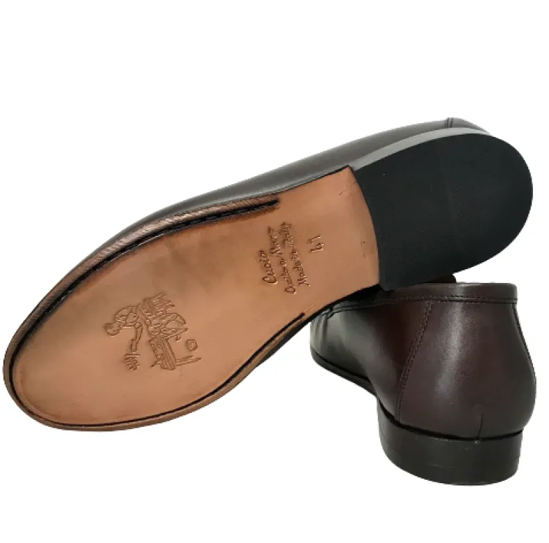 Brown Moccasin Stitched Blake