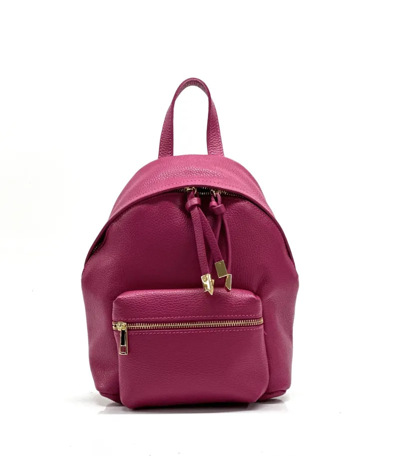 Handcrafted Backpack With External Pocket