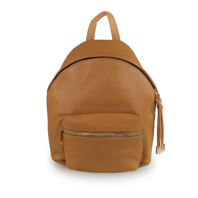 Handcrafted Backpack With External Pocket