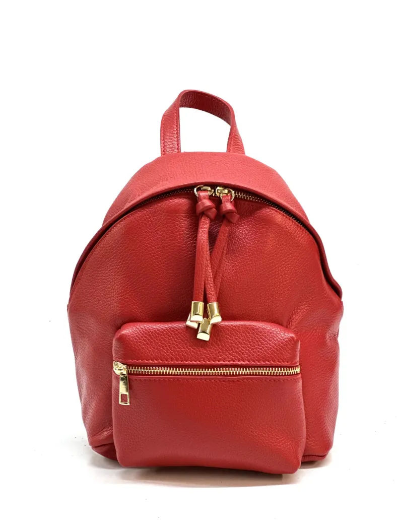 Handcrafted Backpack With External Pocket