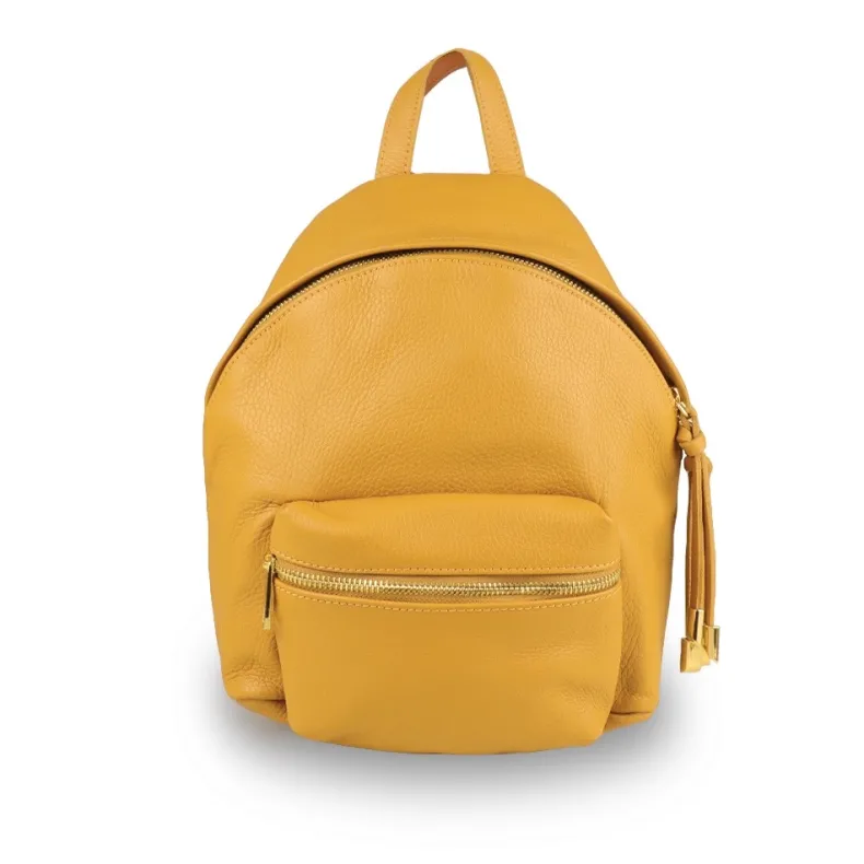 Handcrafted Backpack With External Pocket