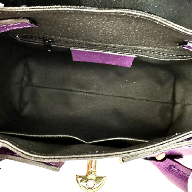 Handcrafted Bag With Twist Lock S