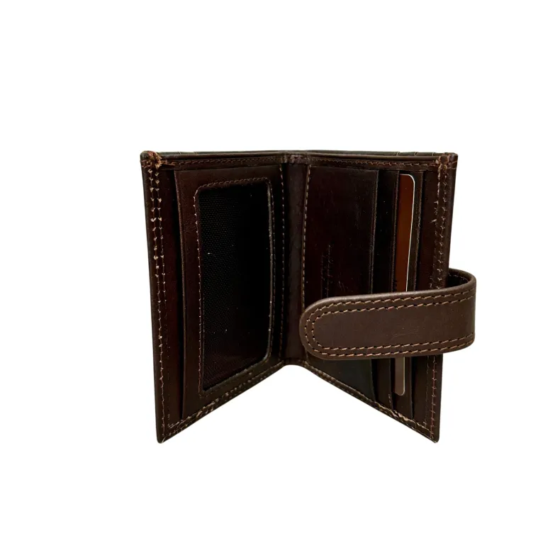 Handcrafted Card Holder With Button