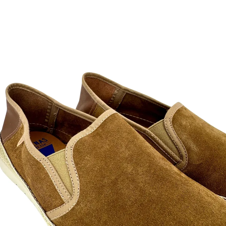 Handcrafted Espadrilles In Suede And Verbenas Leather