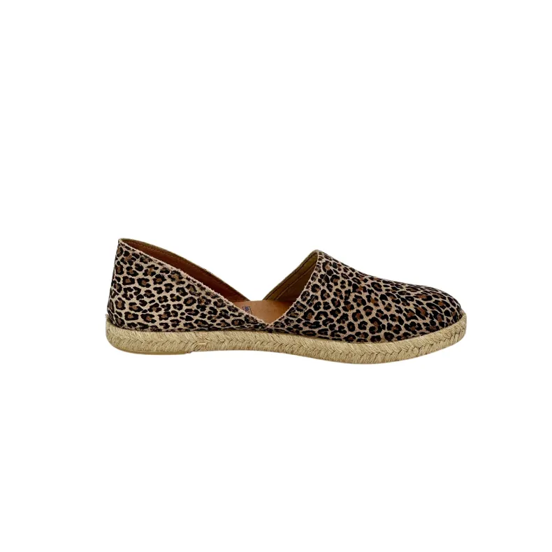 Handcrafted Espadrilles In Leopard Verbenas Suede