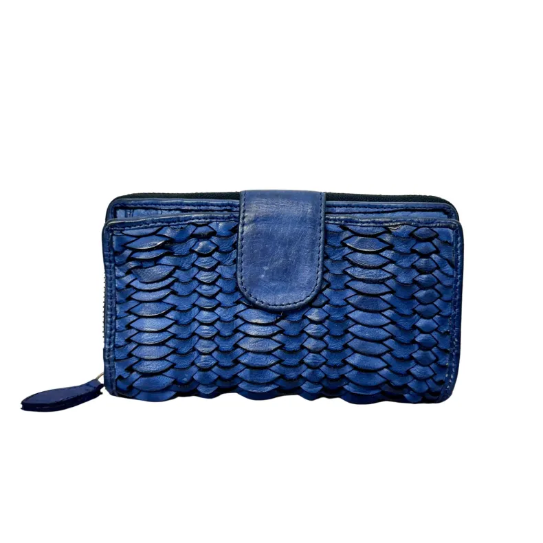 Handcrafted Wallet In Woven Leather