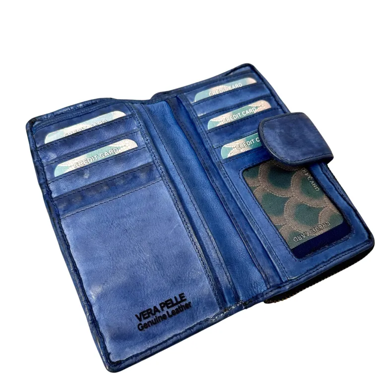 Handcrafted Wallet In Woven Leather