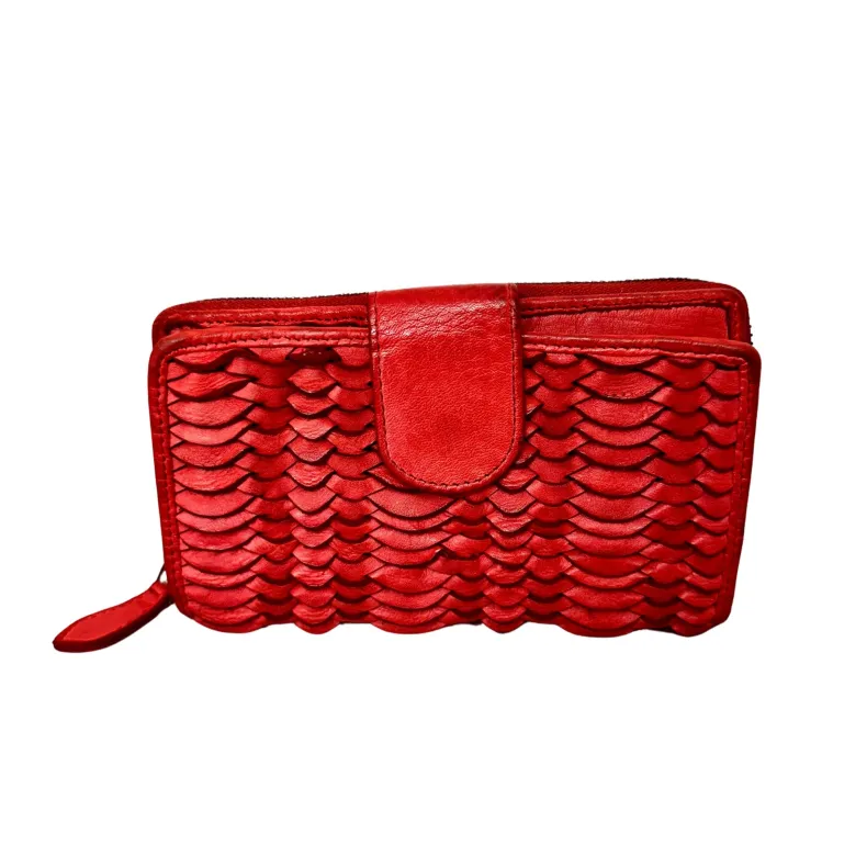 Handcrafted Wallet In Woven Leather