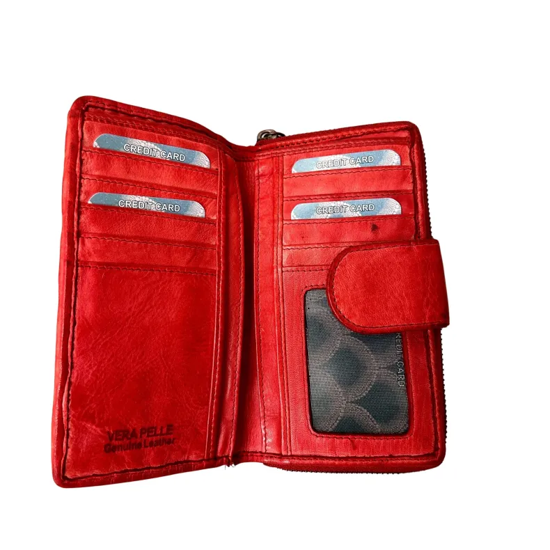 Handcrafted Wallet In Woven Leather