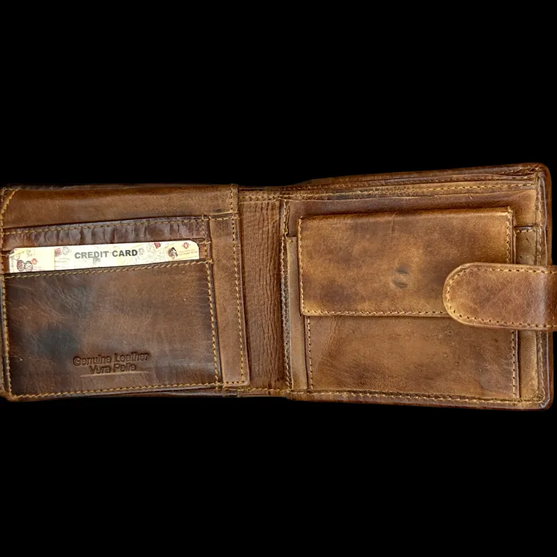 Handcrafted Woven Wallet With Button