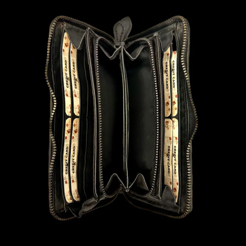 Handmade Wallet In Woven Leather