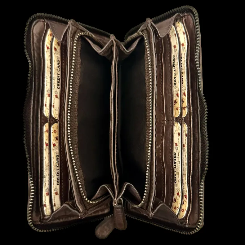 Handmade Wallet In Woven Leather