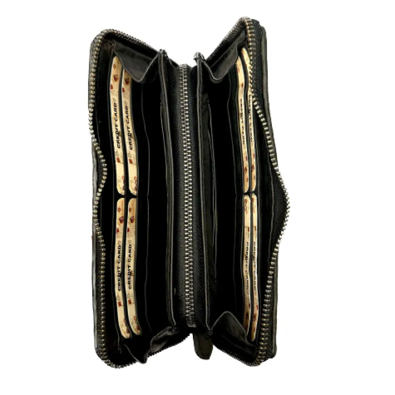 Handmade Wallet In Woven Leather