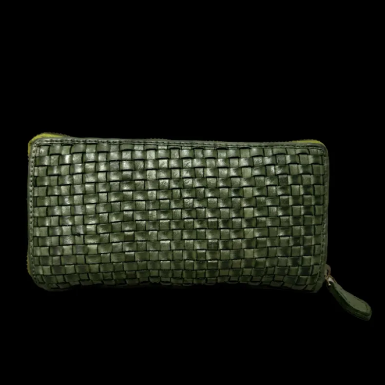 Handmade Wallet In Woven Leather