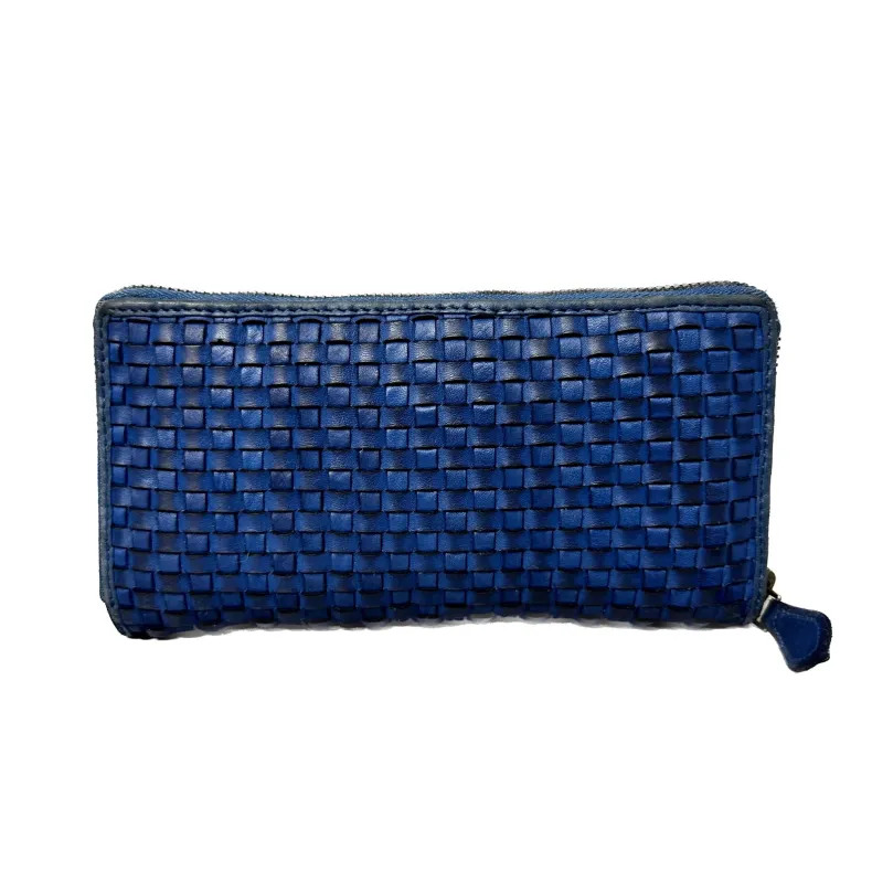 Handmade Wallet In Woven Leather