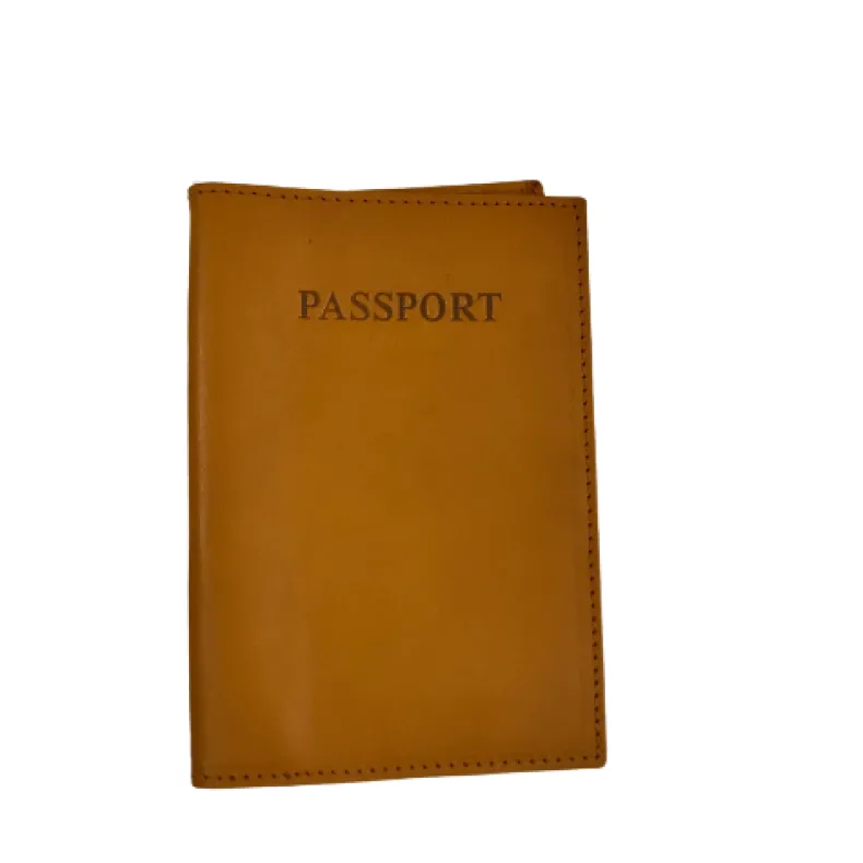 Leather Wallet With Passport Holder