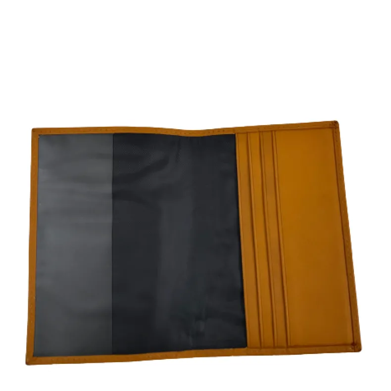 Leather Wallet With Passport Holder