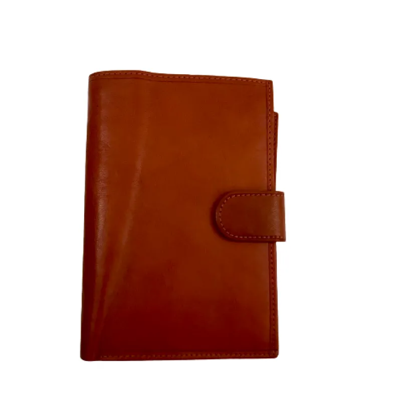 Leather Wallet With Passport Holder