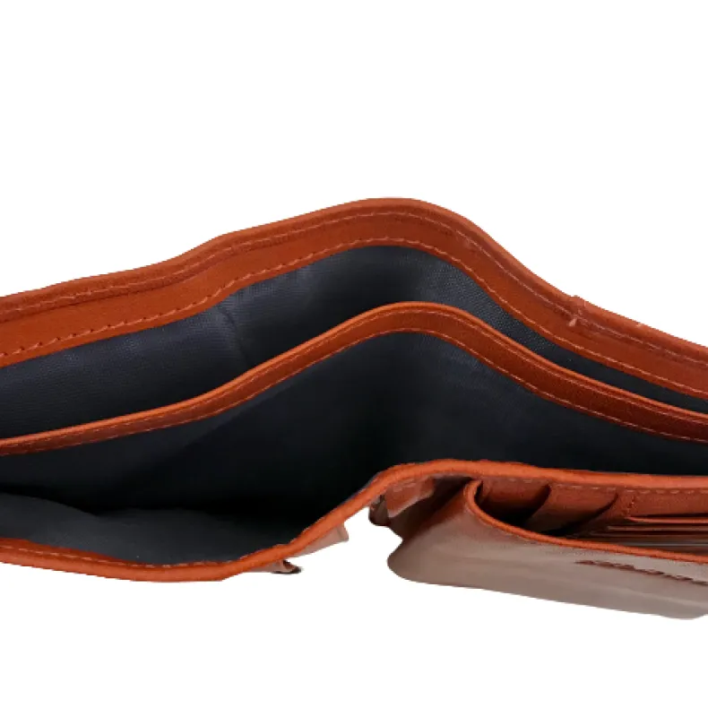 Leather Wallet With Passport Holder