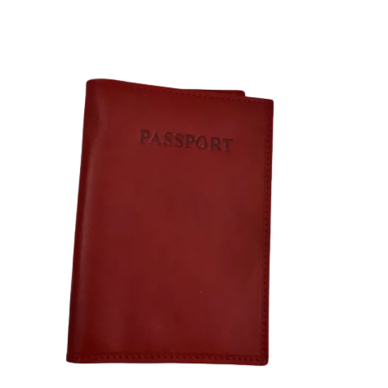 Leather Wallet With Passport Holder