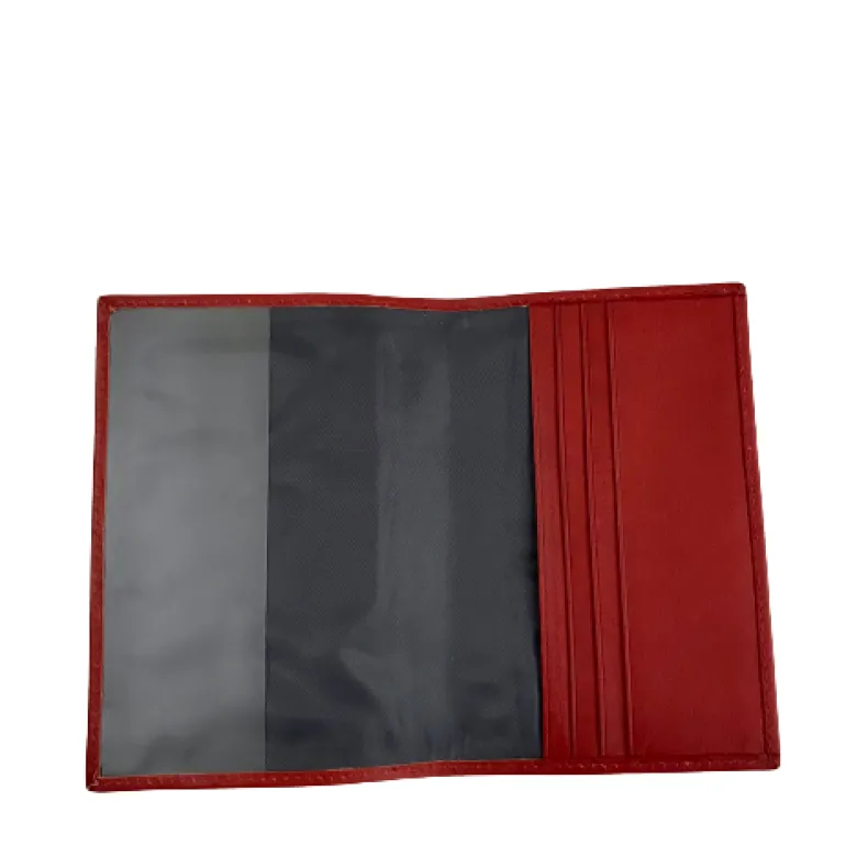 Leather Wallet With Passport Holder