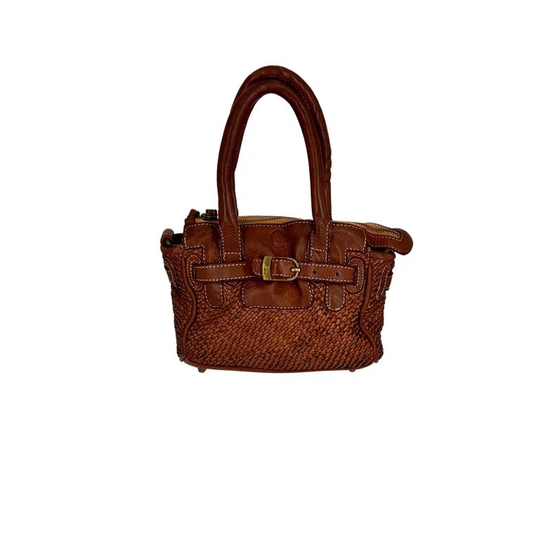 Lili Minibag – Woven Leather