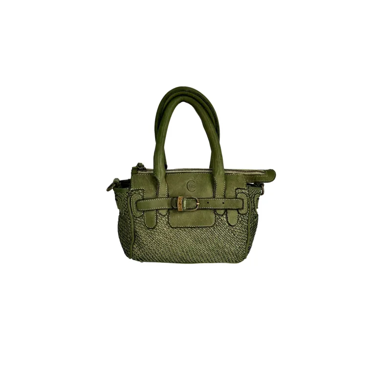 Lili Minibag – Woven Leather