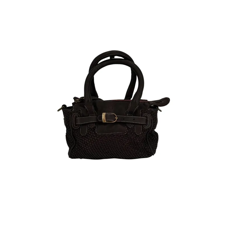 Lili Minibag – Woven Leather