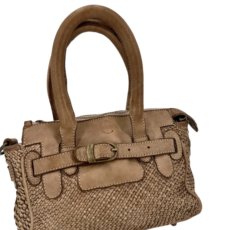 Lili Minibag – Woven Leather