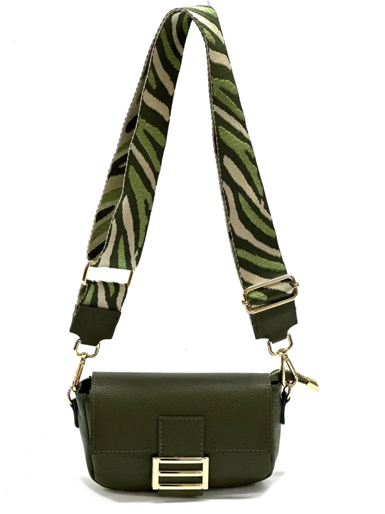 Minibag With Double Fabric Shoulder Strap