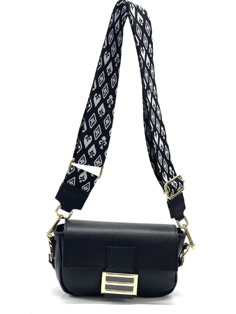 Minibag With Double Fabric Shoulder Strap