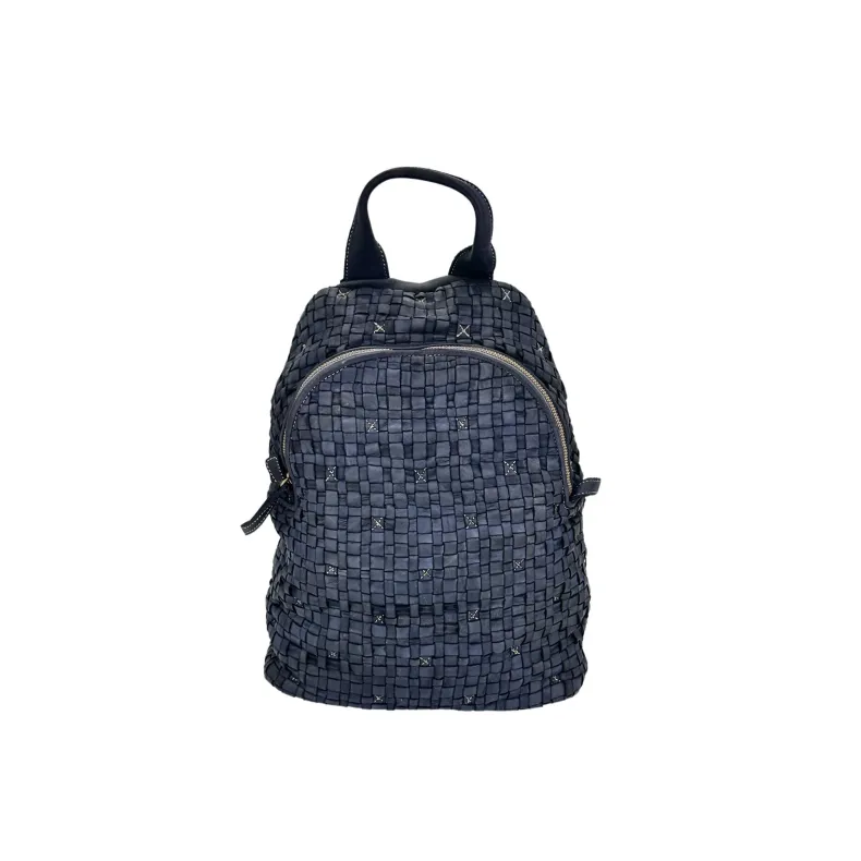 Paris – Woven Leather Backpack