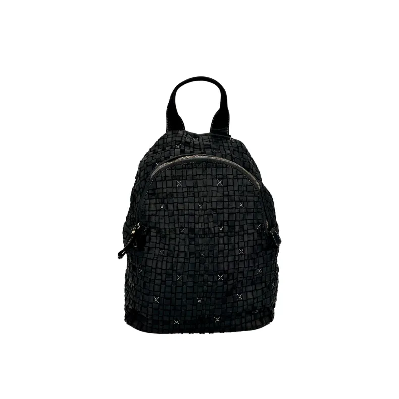 Paris – Woven Leather Backpack