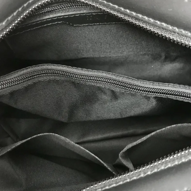 Rigid Handcrafted Bag In Smooth Leather