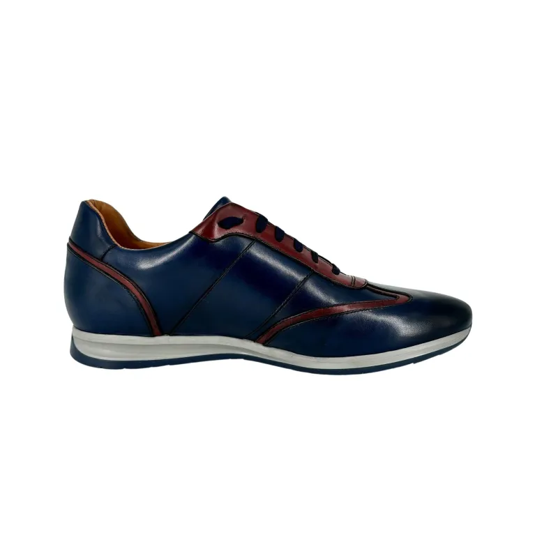 Sneaker 43 – Blue And Burgundy