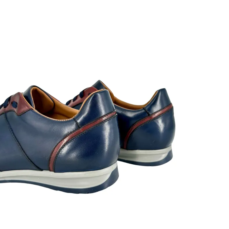 Sneaker 43 – Blue And Burgundy