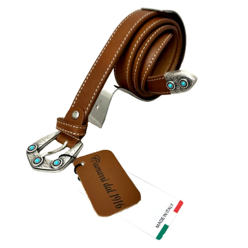 Women's Belt In Bull Leather 888