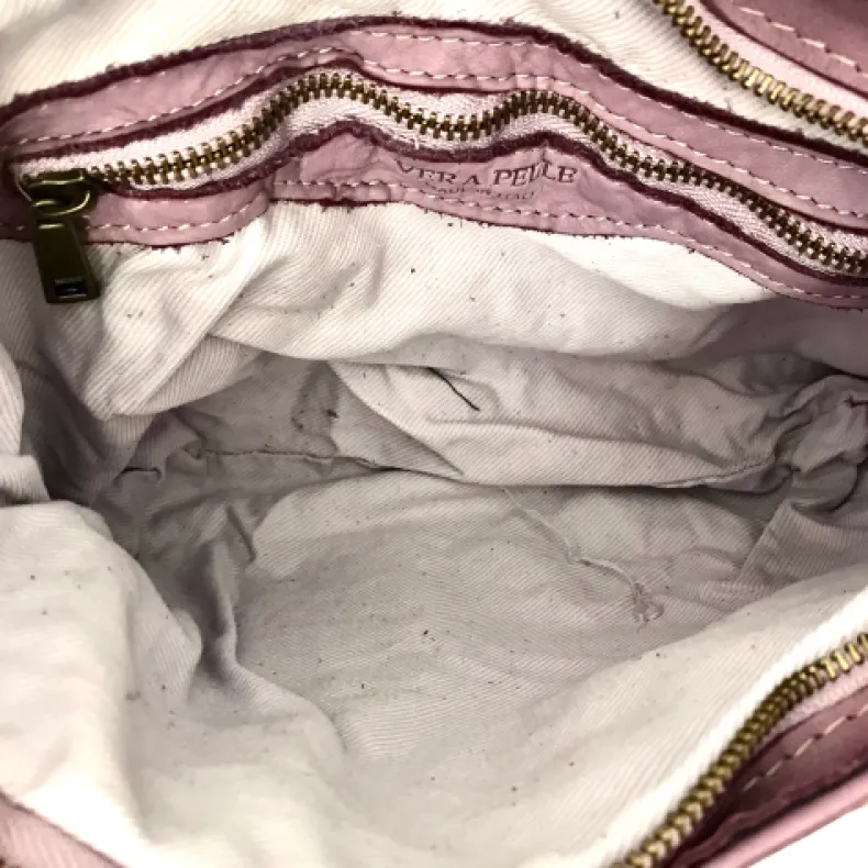 Woven Bag With Strap And Sage Green Shoulder Strap