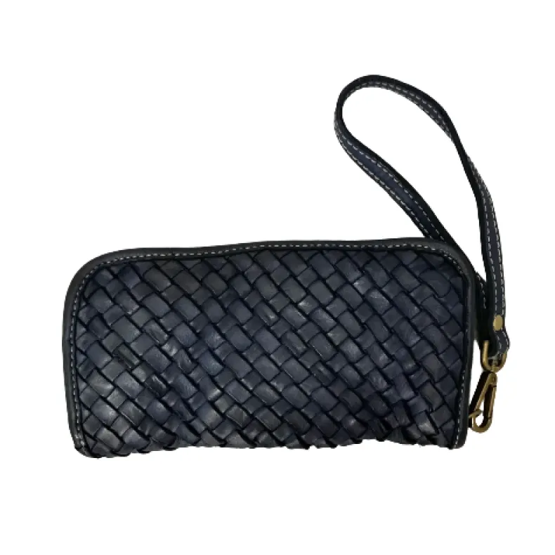 Woven Wallet With Wrist Strap